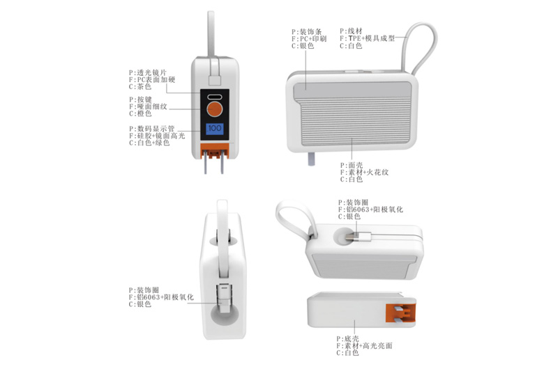 20000毫安 多合一移动电源